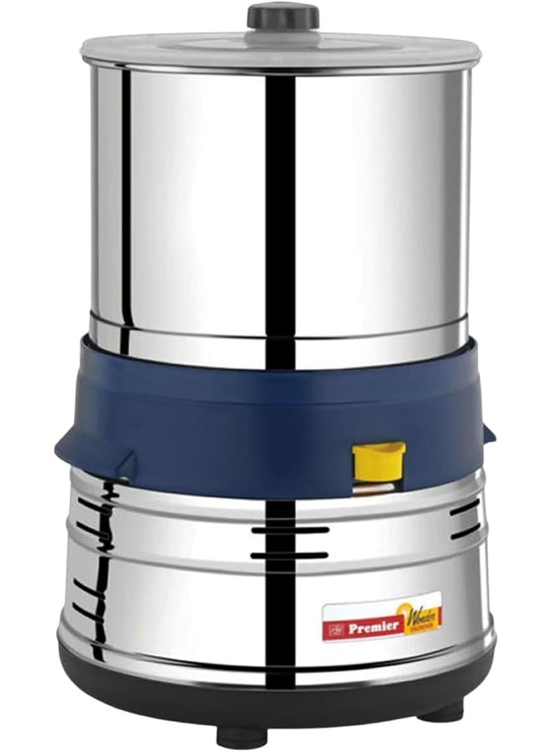 Premier Small Wonder Table Top Wet Grinder 1.5L (PG 503) – 200W Motor, Stainless Steel Drum, Natural Stone Grinding with Atta Kneader & Coconut Scraper - Image 1